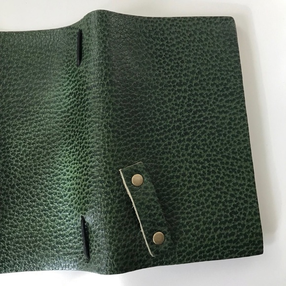 Portland Leather Goods Avocado Small Leather Wrap Journal - Picture 8 of 8